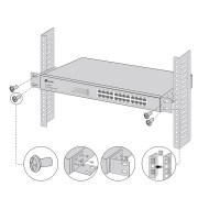 RACKMOUNT KIT-13 13 İnç Switchler İçin Montaj Kiti
